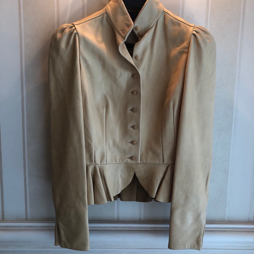 Ralph Lauren Collection Leather Jacket